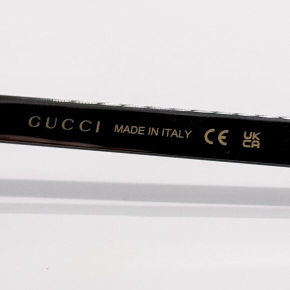 NEW GUCCI GG0692O 004 UNISEX BLACK/GREY EYEGLASSES GUCCI - Picture 9 of 10